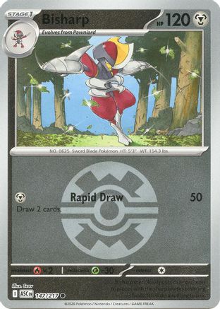 Bisharp (Quick Ball) (147) [ME Ascended Heroes] Reverse Holofoil - Common