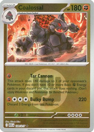 Coalossal (Energy Symbol Pattern) (120) [ME Ascended Heroes] Reverse Holofoil - Rare