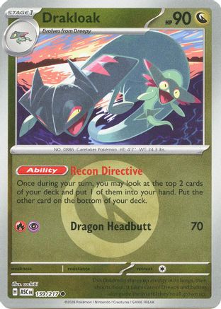 Drakloak (Energy Symbol Pattern) (159/217) [ME Ascended Heroes] Reverse Holofoil - Common