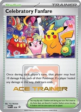 Celebratory Fanfare (Ace Trainer) (028) [ME Mega Evolution Promo] - Promo