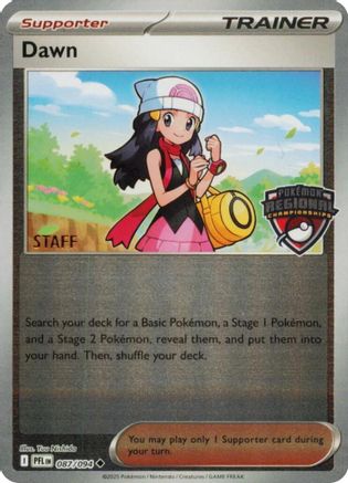 Dawn (Regional Championship) [Staff] (087) [League & Championship Cards] Reverse Holofoil - Uncommon