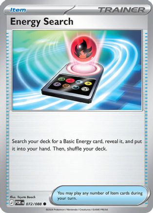 Energy Search (072) [ME03 Perfect Order] Reverse Holofoil - Common