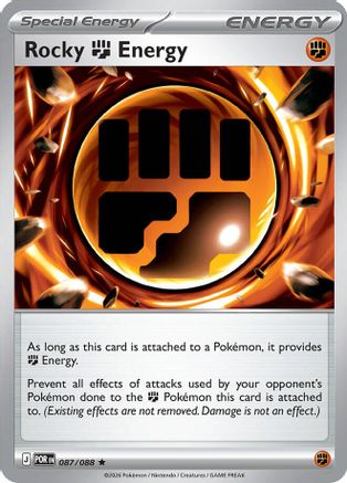 Rocky Fighting Energy (087) [ME03 Perfect Order] Reverse Holofoil - Rare