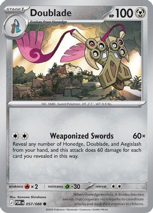 Doublade (057/088) [ME03 Perfect Order] Reverse Holofoil - Common