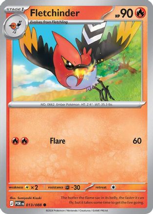 Fletchinder (013) [ME03 Perfect Order] Reverse Holofoil - Common