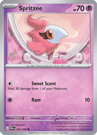 Spritzee (035) [ME03 Perfect Order] Reverse Holofoil - Common