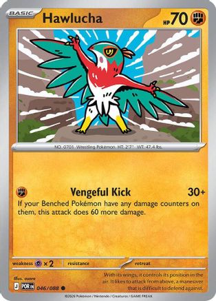 Hawlucha (046) [ME03 Perfect Order] Reverse Holofoil - Common
