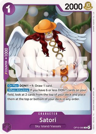 Satori (OP15-066) - Adventure on Kami's Island Foil