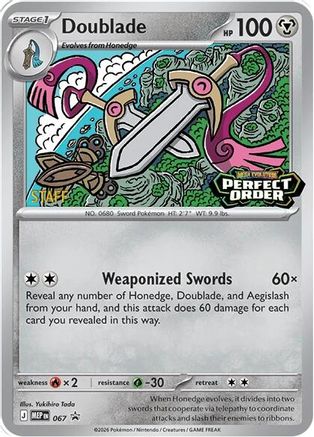 Doublade [Staff] (067) [ME Mega Evolution Promo] Holofoil - Promo