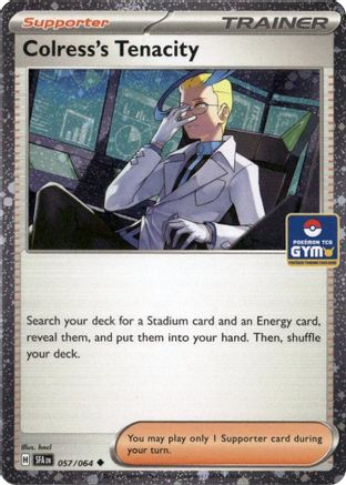 Colress's Tenacity (Gym Stamp Asia Exclusive) (057) [Miscellaneous Cards & Products] Holofoil - Uncommon