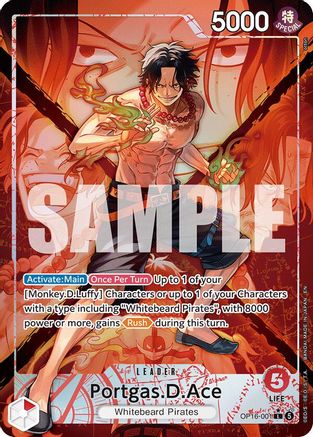 Portgas.D.Ace (001) (Alternate Art) (OP16-001) - The Time of Battle Foil