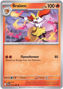 Braixen (012) [ME04 Chaos Rising] Reverse Holofoil - Common