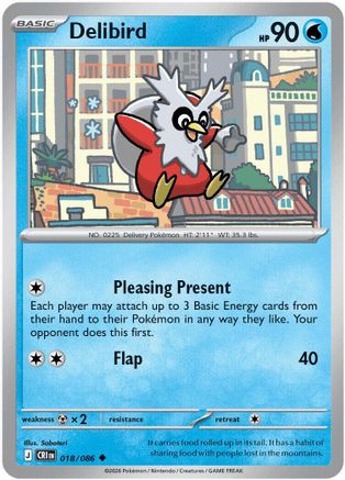 Delibird (018) [ME04 Chaos Rising] - Uncommon