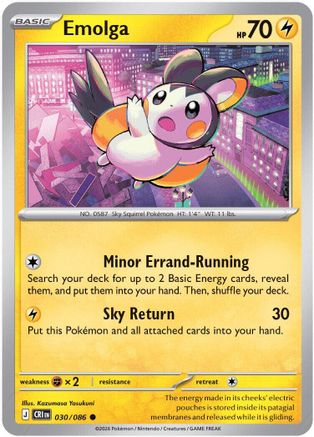 Emolga (030) [ME04 Chaos Rising] - Common