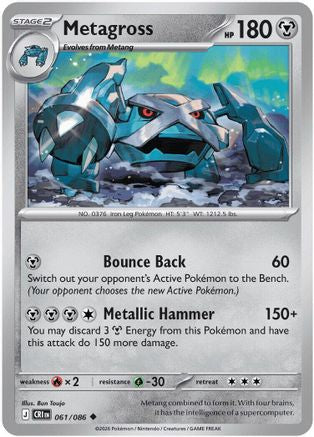 Metagross (061) [ME04 Chaos Rising] Reverse Holofoil - Uncommon