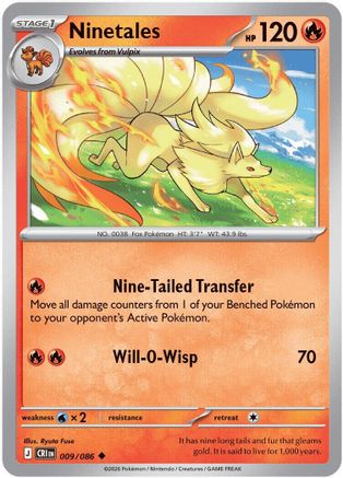 Ninetales (009) [ME04 Chaos Rising] - Uncommon
