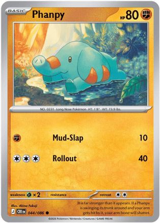 Phanpy (044) [ME04 Chaos Rising] Reverse Holofoil - Common