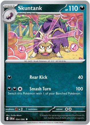 Skuntank (054) [ME04 Chaos Rising] Reverse Holofoil - Uncommon