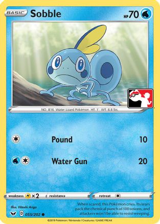 Sobble (Library Exclusive) (055) [Miscellaneous Cards & Products] Reverse Holofoil - Common