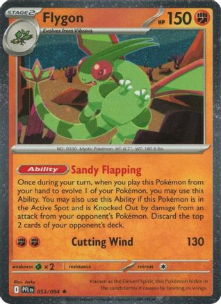 Flygon (Cosmos Holo) (053/094) [Blister Exclusives] Holofoil - Rare