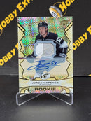 Jordan Spence Gold Rookie Auto Patch 30/99 - Los Angeles Kings 2022-23 Ice