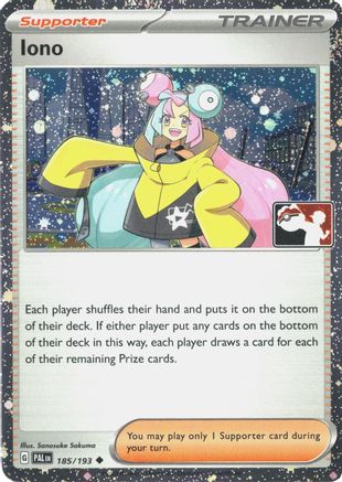 Iono (Cosmos Holo) (185/193) [Prize Pack Series Cards] Holofoil - Uncommon
