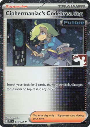 Ciphermaniac's Codebreaking (Cosmos Holo) (145/162) [Prize Pack Series Cards] Holofoil - Uncommon