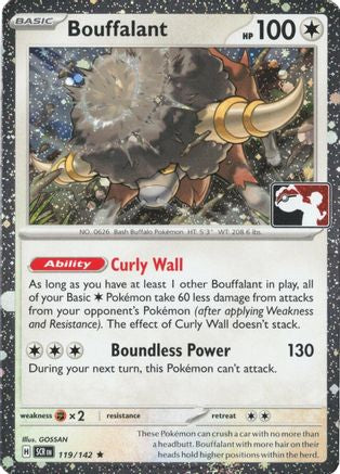 Bouffalant (Cosmos Holo) (119/142) [Prize Pack Series Cards] Holofoil - Rare
