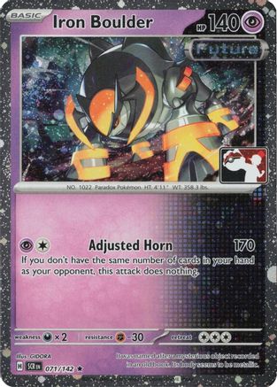 Iron Boulder (Cosmos Holo) (071/142) [Prize Pack Series Cards] Holofoil - Rare