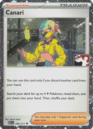 Canari (Cosmos Holo) (185/217) [Prize Pack Series Cards] Holofoil - Uncommon