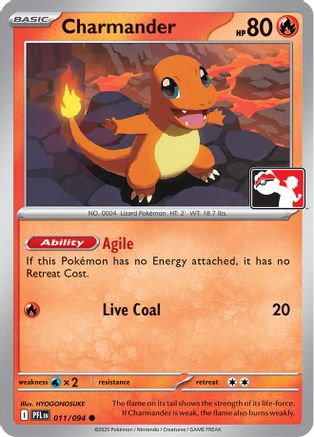 Charmander (011/094) [Prize Pack Series Cards] - Common