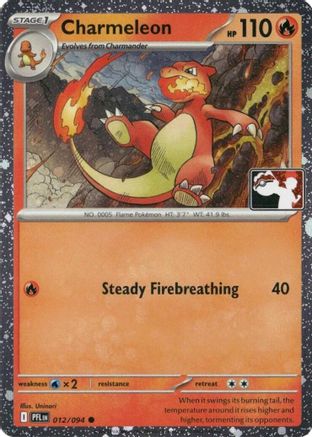 Charmeleon (Cosmos Holo) (012/094) [Prize Pack Series Cards] Holofoil - Common