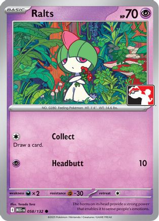 Ralts (058/132) [Prize Pack Series Cards] - Common