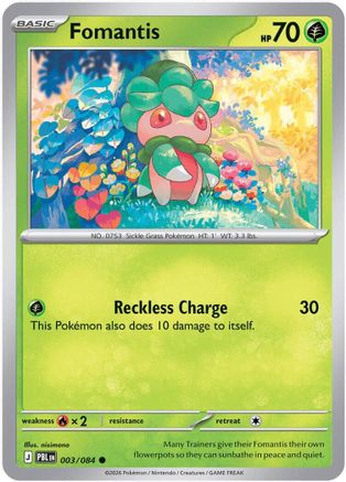 Fomantis (003/084) [ME05 Pitch Black] - Common