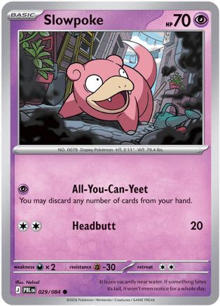 Slowpoke (029) [ME05 Pitch Black] Reverse Holofoil - Common