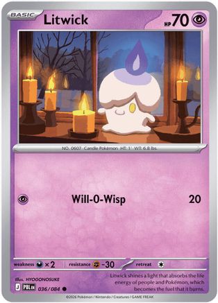 Litwick (036) [ME05 Pitch Black] - Common