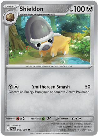 Shieldon (061) [ME05 Pitch Black] - Common