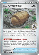 Antique Armor Fossil (072) [ME05 Pitch Black] - Common