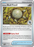 Antique Skull Fossil (073) [ME05 Pitch Black] - Common