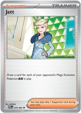 Jett (079) [ME05 Pitch Black] Reverse Holofoil - Uncommon