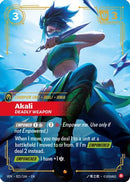 Akali - Deadly Weapon (021/166) - Vendetta Foil