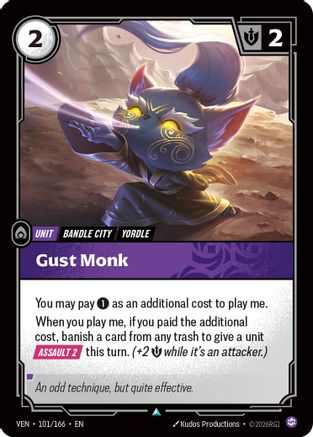 Gust Monk (101/166) - Vendetta