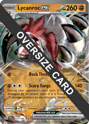 Lycanroc ex (117) [Jumbo Cards] Holofoil - Double Rare