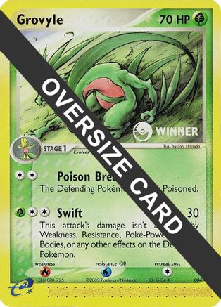 Grovyle (e-League) [Winner] (004) [Jumbo Cards] Holofoil - Promo