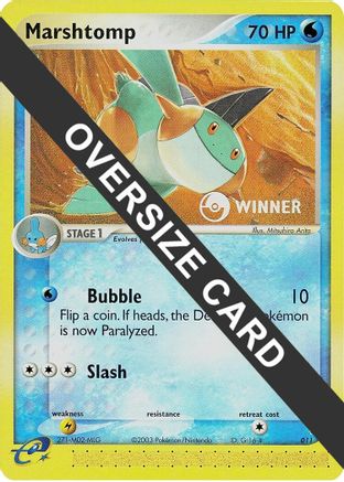 Marshtomp (e-League) [Winner] (011) [Jumbo Cards] Holofoil - Promo