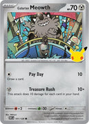 Galarian Meowth - 101/128