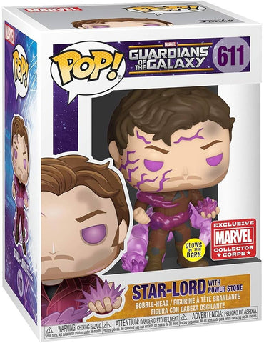 Star-Lord with Power Stone #611 (Glows in the Dark) (Marvel Collector Corps) - Marvel Guardians of the Galaxy