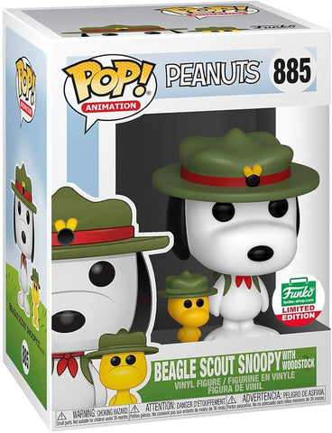 Beagle Scout Snoopy With Woodstuck - Peanuts #885 (Funko.com Exclusive)