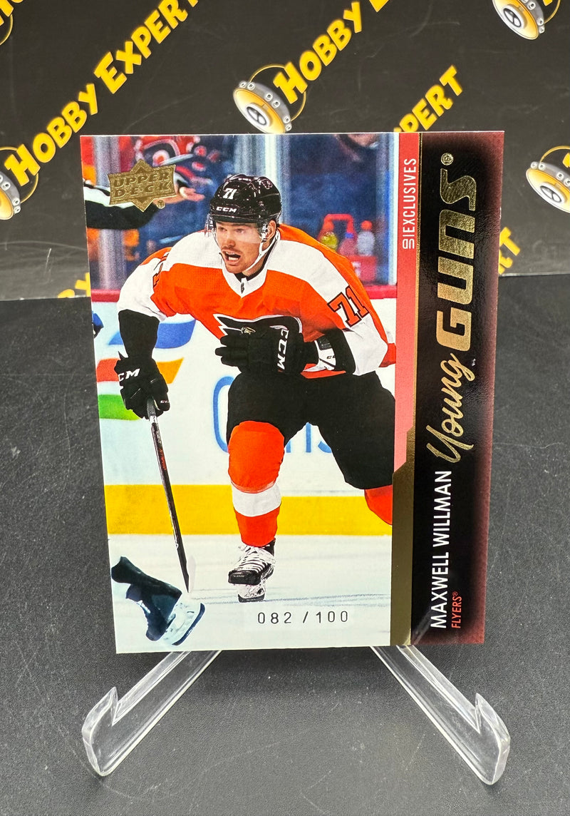 Maxwell Willman Young Guns Exclusives 082/100 - Philadelphia Flyers