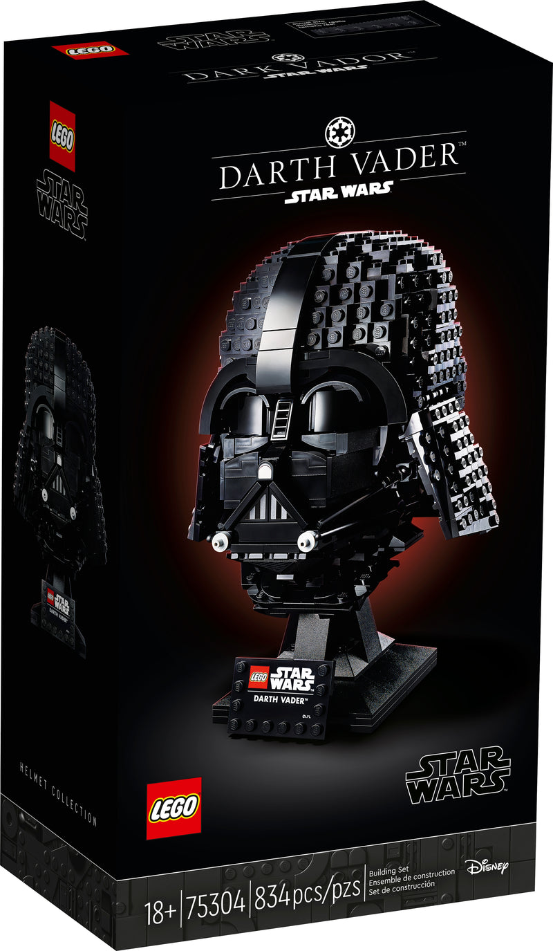 Darth Vader Helmet - Lego Star Wars (75304) - NEW